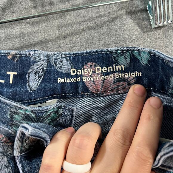 Laurie Felt Daisy Denim Regular Relaxed Boyfriend Straight Medium, Reg 0 - Picture 4 of 13